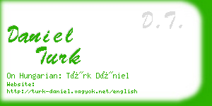daniel turk business card